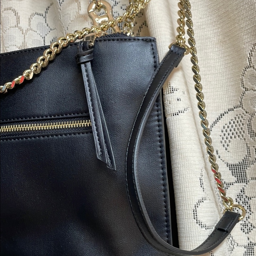 Steve Madden Black and gold cross body Shoulder Bag - Picture 2 of 10